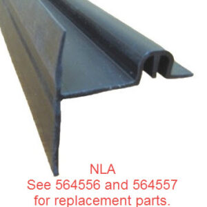 Seal - Tri-Extruded - Bottom Pan Cap - 3/4" Wear Bar - 172" - Black