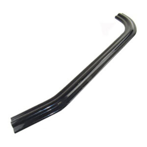 Trim - Front Right Corner - 1 1/2" x 19" - ABS - Black