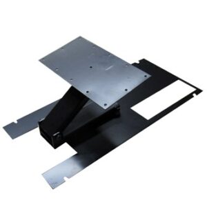 Bracket - TV - Swing Arm - Double - 11" - 300 x 600 TV Plate - Fab & Pwdr Coat