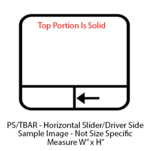 Window - 72" x 40" x 9" - PS/BT - Driver - Grey 20 - Temp - Black Frame - 8800