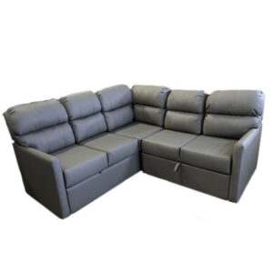 Sofa - L-Lounge - Dusk - Slide-A-Bed - Stemmons Dusk - S8-Canapa - w/Heavy Topstich