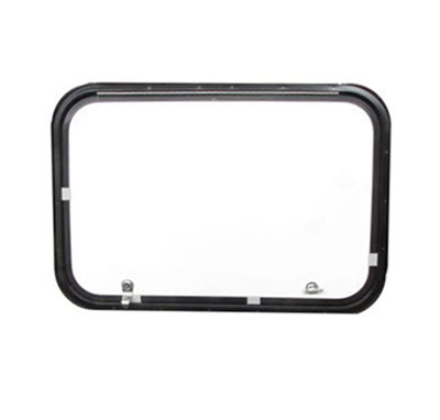Baggage - Door - TH - 38 1/2" x 24" - RD4 - SD - 8211MX - BK - FN - F.625x1 - WSPL - 152T1FP - EXA - PNCH - 600 Series