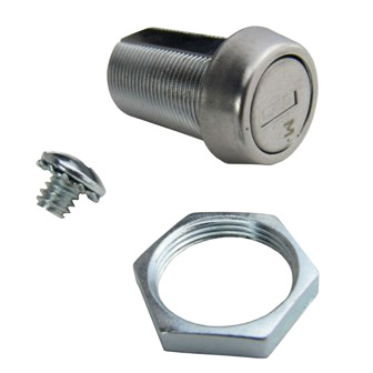 Door - Cam Lock - 1 3/8" - Keyed G391 - w/o Keys - w/Connecting Screw & Nut - Stainless Steel