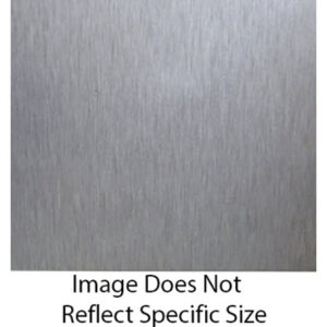 Refrigerator - Panel - 3.6mm x 18 3/4" x 23 3/4" - Carb 2 - MDF - Brushed Aluminum