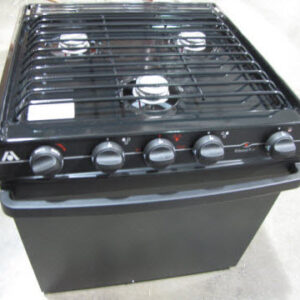 Range - 21" - Black Top/Door - RV2135BBP - w/Piezo - Atwood