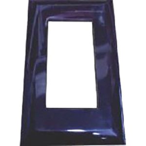 Plate - Switch - 1 Gang - Snap On - SCD - Black