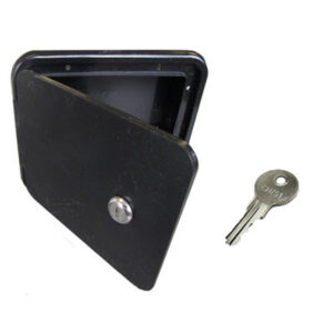 Access - Door - Multi Hatch - 6 1/2" x 8" x 1 1/2" - Black - Key/SLDBK