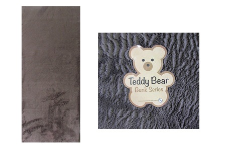 Mattress - Bunk - 2.5" x 28" x 69" - Std Core - 1S ST - Teddy Bear Chocolate