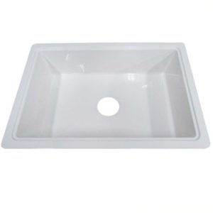 Sink - Kitchen - 25" x 17" - Single Bowl - White - Gen 2 - Min Qty/60
