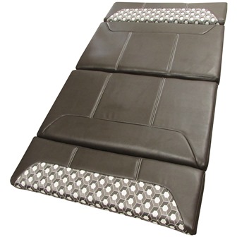 Cushion - Dinette - Irownwood - 40" - Square - Round The Block Sterling/Baltimore Seal - T210 Silver