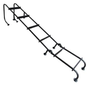 Ladder - 6 Step - Hinged - Black - KS097