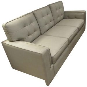 Sofa - Tri Fold - Champagne II - 74" - Modem Style - w/Front Living Notch - Ombre Pebble/Ombre Pebble-W