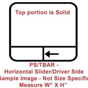 Window - 72" x 48" x 9" - PS/BT - Driver - Grey 20 - Temp - Black Frame - 8800