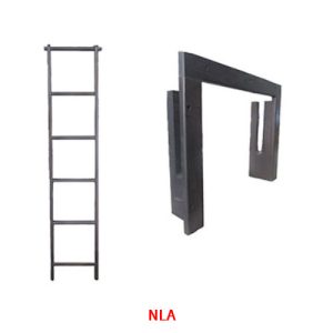 Ladder - w/Holder - 16 3/4" x 70 7/8" - Brown Maple - Aspen Oak