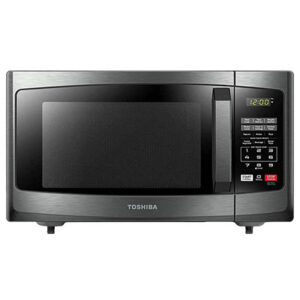 Microwave - .9 Cu Ft - w/Stainless Steel Handle - Black - Toshiba - EM925ASA-BS