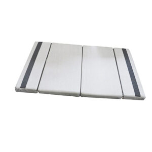 Cushion - Dinette - Morning Fog - 39 1/2" - 2 Tone - Strayhorn Fog/Hernandez Chestnut/S8-Canna Fucile - Domestic