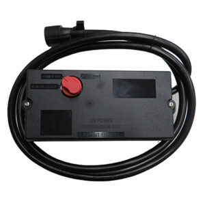 Box - 12v Power Distribution - TT - w/8' 7-Way Cord, 5 Breakers (30S/30S/50/30/30) & 150 Amp Battery Disconnect