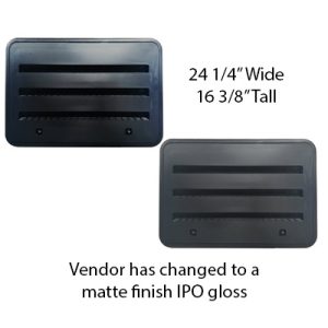 Refrigerator - Sidewall Vent - Lower - Black