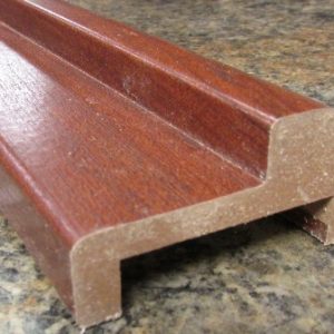 Trim - Door Jamb - 1.25" x 2.5" x 96" - Carb 2 - MDF - Long Leg - Morgan Cherry