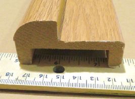 Trim - Door Jamb - Long Leg - 1 1/4" x 2 1/2" x 96" - Carb 2 - MDF - Radiant Oak II