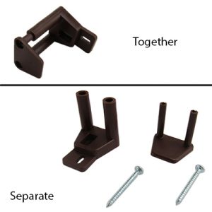 Door - Guide - Pocket Door - Brown