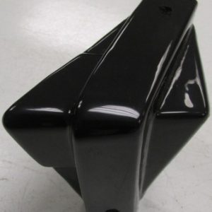 Trim - Cap - Lower Fifth Wheel Corner - Curb Side - Black - Plastic