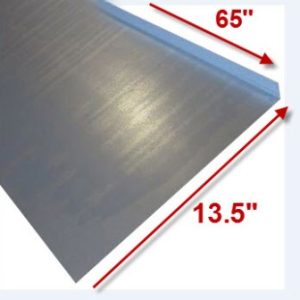 Fender - Wheel Well - 1" x 13.75" x 65" - Metal