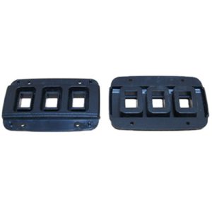 Switch - Mounting Plate - 3G - Black - A-T SI-FLR-3-5 3G