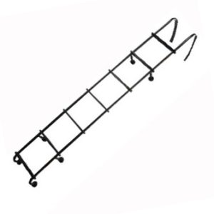 Ladder - 7 Step - w/Oversized Round Pads - Black