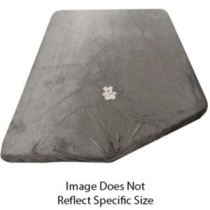 Mattress - Bunk - 3" x 48" x 72" - w/8" x 26" Notch - Fiber - Reversible - w/Zipper - Teddy Bear Charcoal