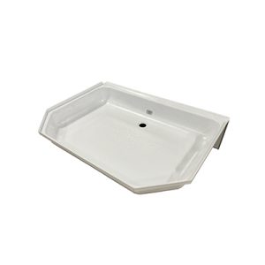 Shower - Pan - 30" x 40" - Center Front Drain - White