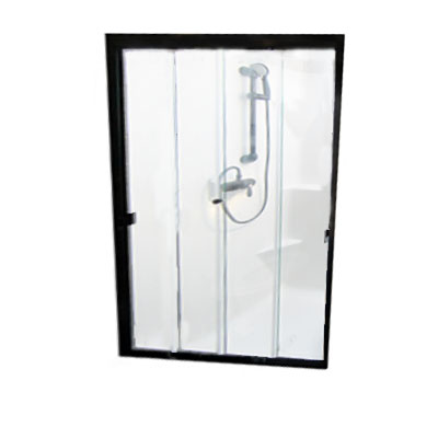 Shower - Door - 45 3/4" x 68" -Triple Slding - Clear Glass - Oil Rub Bronze/Black