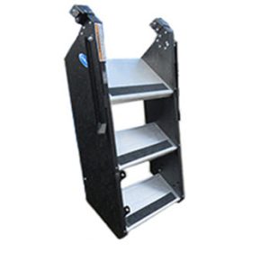 Step - 19 1/2" Tread - 3 Step - Front Mount - For Patio Ramp Door