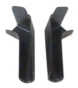 Cap - Spout - Rain Gutter - Long - Awning Side - RH/LH - Black - 200/Bx