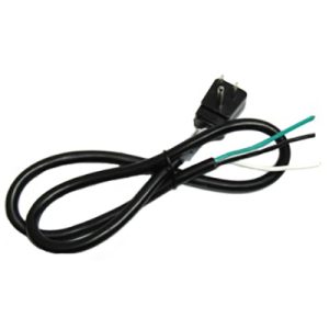 Cord - SJ Cord - 14/3 - SJTW - 3' - APCORD - 15A-3AP - Right Angle Plug - 3" Stripped End Appliance Cord