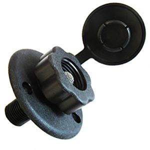 Fill - City Water - Flush Mount - Plastic - Black