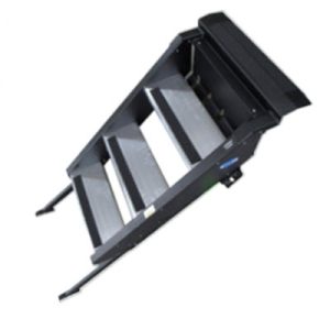 Step - Triple - 28" - Steel/Alum - Fold Up - 3 Step - Quick Release Legs