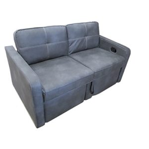 Sofa - Murphy Bed - Carbon - 60" - TP - Kiddsgrove Graphite - w/T270 Silver - Import