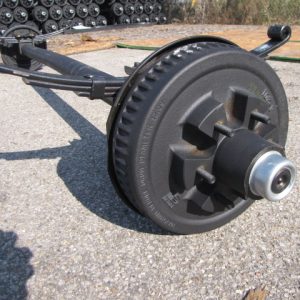Axle - 5200# - Straight - 92/74.5 - D-52 - 6 Lug - TM - UL - 12" E