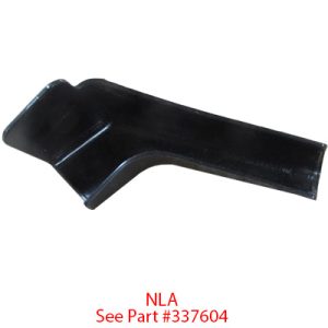 Cap - Spout - Rain Gutter - 3 1/2" - Long - RH - Black - 655 R BK