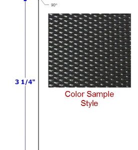 Skirt - Metal - 030 - 3 1/2" x 34" - D-14 - Black - TP - DE