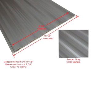 Siding - 024 - 12" x 310" - 1MDM SL - Auspex Gray Metallic