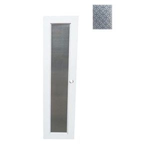 Passage - Door - Pantry - 18" x 72" - Carb 2 - w/Circle Link Glass - Cottage White