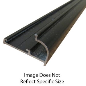 Trim - 20' - Rail - Gutter - Insert - Black