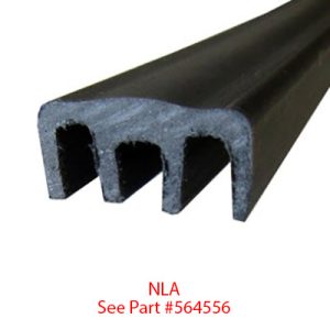 Seal - Co-Extruded - 3/4" Black Wear Bar w/Slip - 168"