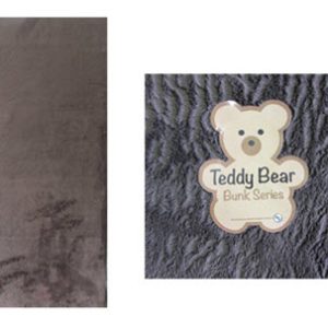 Mattress - Bunk - 2 1/2" x 39" x 74" - 1633 - 1S-ST - Smooth - Teddy Bear Charcoal