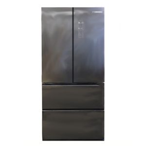 Refrigerator - Double Door - Double Drawer - 16.2 Cu Ft - Stainless Steel Glass - Everchill - SRM-418CBG-ES - 107831
