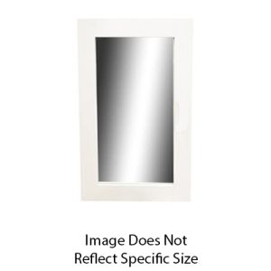 Cabinet - Door - CHSQ - 15 3/4" x 18 3/4" - w/Mirror - 2 1/2" Rail - Carb 2 - Soft Maple - Designer White - 10 Sheen