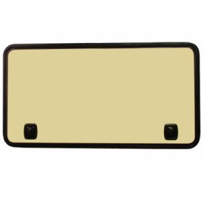 Baggage - Door - TH - 60" x 31 1/2" - w/Strut Brkts - Crane Gold Oyster - Polar White SG - w/Black Trim - 2S